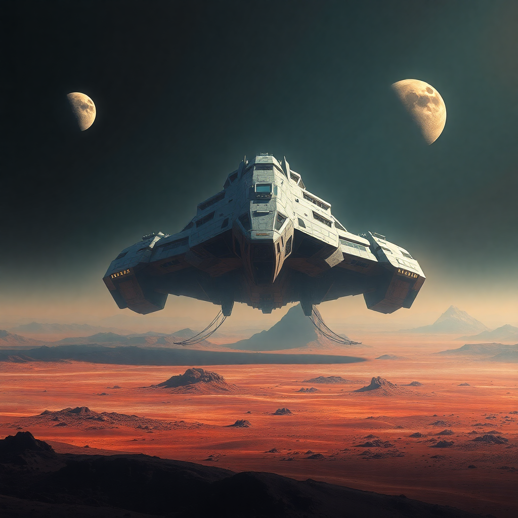 ABarren alien worlds